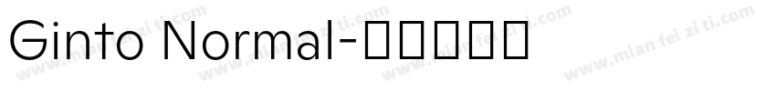 Ginto Normal字体转换